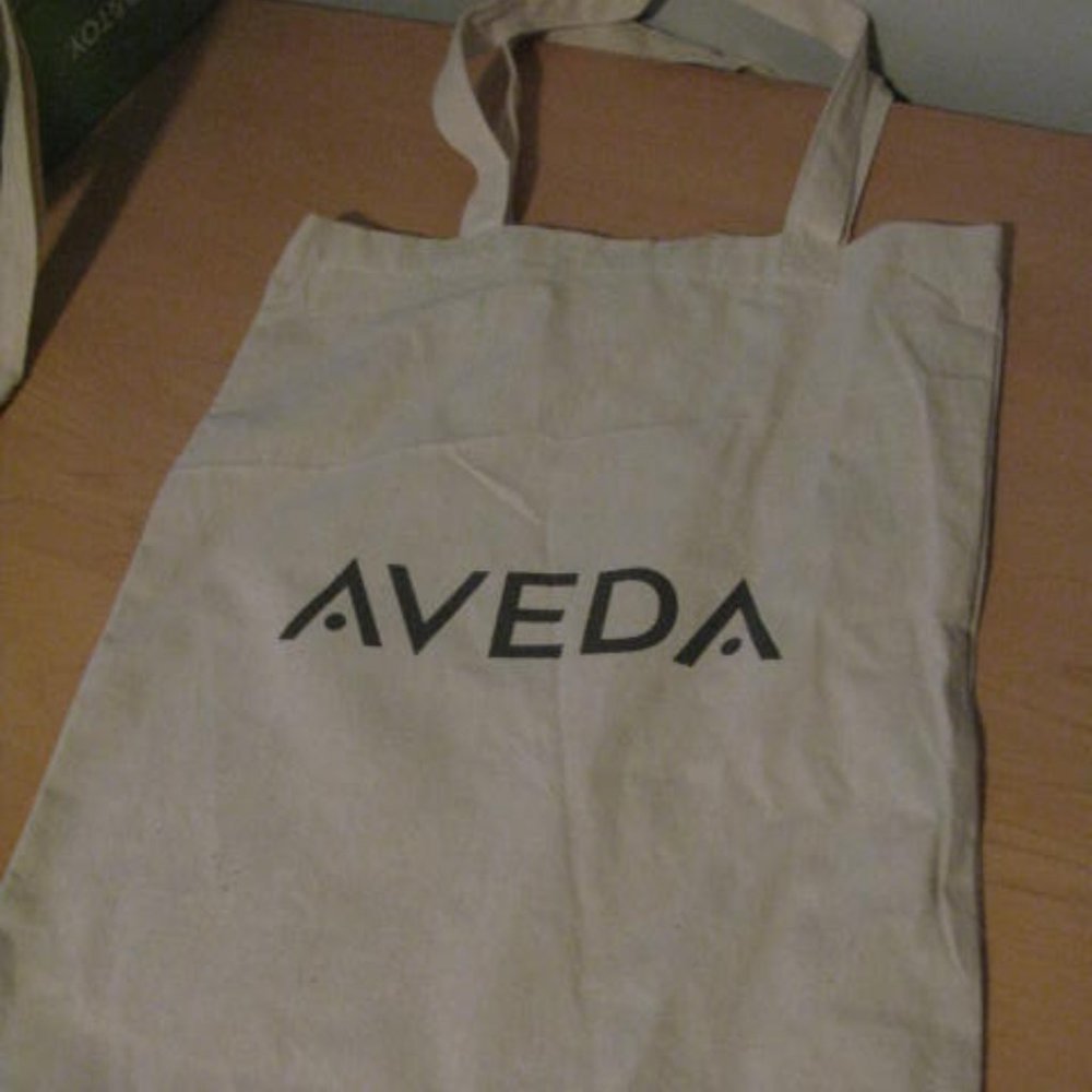 Three Aveda Canvas Totes